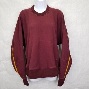 Lululemon Roksanda Face Forward Sweatshirt Women's XS Pullover Garnet Fools Gold